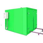 High Strength Powder Coating Curing Oven Powerful Electric Powder Coating Oven