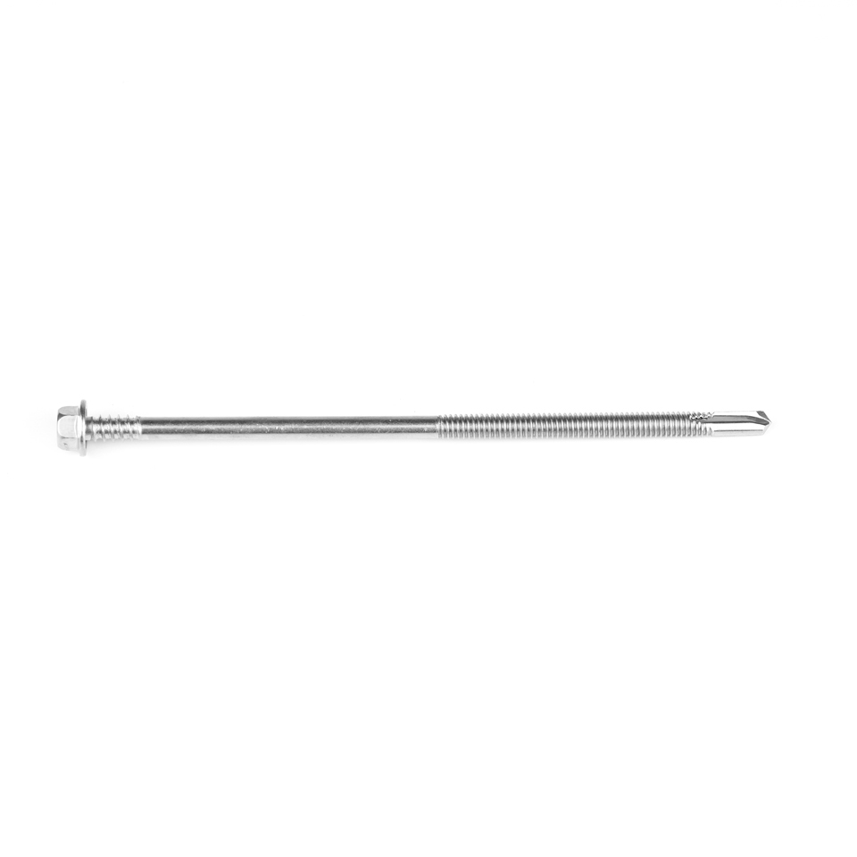 Torx Drive Double Thread Ss410 Stainless Steel Self Drilling Screws 5 Point Hex Head