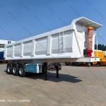3 Axles Tipper Cargo Truck Trailer for 60t Load Capacity Sand Rock Coal