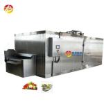 2000 KG Industrial Tunnel Freezer For Frozen Vegetables Fruits Shrimp Fish