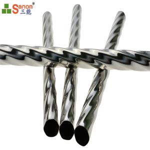 Quality FOSHAN Welded Railing 304 Steel Pipe/Embossed Steel Pipe/Sprial Flower Pipe wholesale