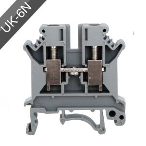 Quality UK6N UK Series DIN Rail Screw Clamp Terminal Blocks wholesale