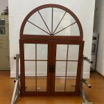 Brown Tilt Open Windows Home Decoration Wood Color Tilt Turn Aluminium Windows