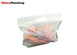 Aluminum Laminated Clear Plastic Produce Bags , Zipper Transparent Packaging