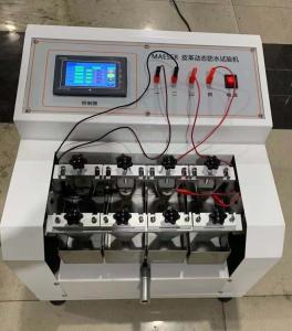 China SATRA PM34 four Groups Leather Dynamic Waterproof Tester 30±1° Test displacement on sale