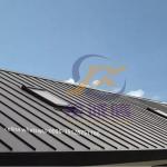 Full Automatic Aluminum Click Lock Staining seam Roof Panel Roll Forming Machine