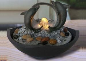 Quality Dolphins Living Room Indoor Waterfall Fountain wholesale