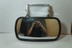 Silver Color Truck Car Auxiliary Mirror Metal Back Cover With Chrome