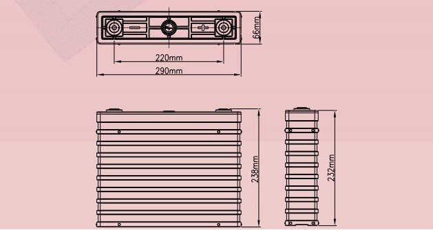 12v 200ah-B Prismatic Lithium Ion Battery Packs For Solar Energy / Motorcycle