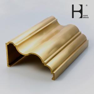 Quality Anti-Corrosion H58 C38000 C38500 Doors Copper Alloy Profiles Brass Extrusion Profiles for Window And Door ODM Factory wholesale