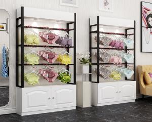 Quality Colorful Underwear Clothing Display Racks With Cabinet 1200*400*2000mm wholesale