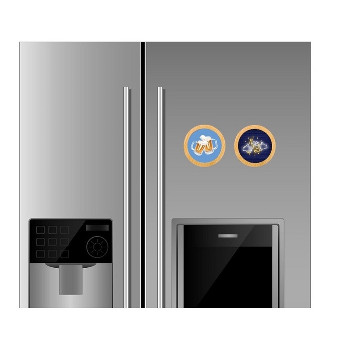 Customized Logo Creative Sublimation Wooden Magnetic Bottle Opener For Sublimation Printing