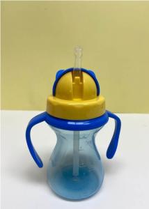 Quality 6oz Baby Weighted Straw Cup With Flip Lid Customized Logo wholesale