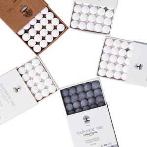 Quality Paper Box Organic Fluoride Teeth Whitening Tablets 60Pcs wholesale