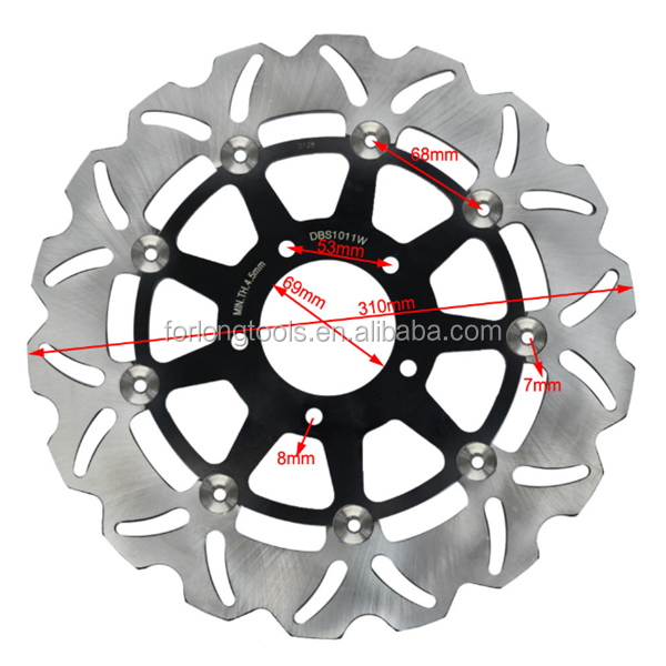 70kg 5 Mounting Hole Stainless Steel Motorcycle Floating Brake Disc Rotor for Kawasaki KLV 1000 DL V-STROM 650 DL V-STROM 1000