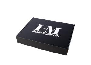 Quality Black Gift Custom Printed Boxes , Corrugated Paper Custom Cardboard Boxes wholesale