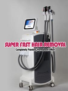 Quality E-light ipl rf nd yag laser multifunction machine , skin rejuvenation and hair removal wholesale
