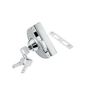 Quality Glass door locks LC-002A, stainless steel 304 plate, finishing satin or mirror wholesale