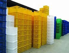 NO Foldable Mesh Style Plastic Vegetable Crate 600*400*320mm Customized PP PE Basket