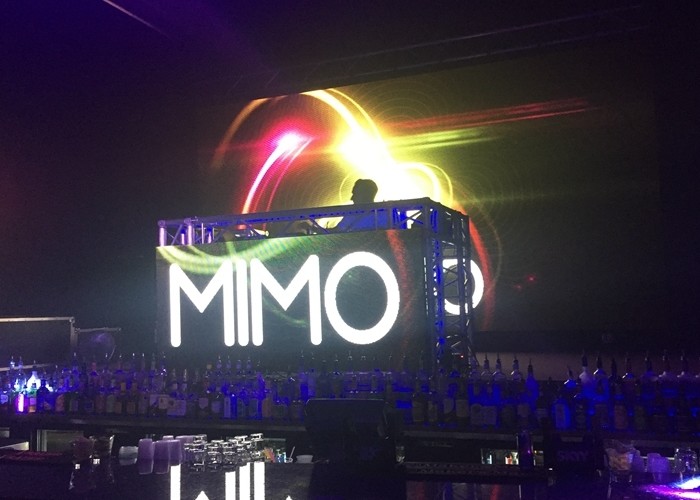 Nightclub Stage Background DJ LED Display Booth Led Advertising Display For Party