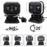 60W Led Spot Remote Control Marine Searchlights 50000hours Driving