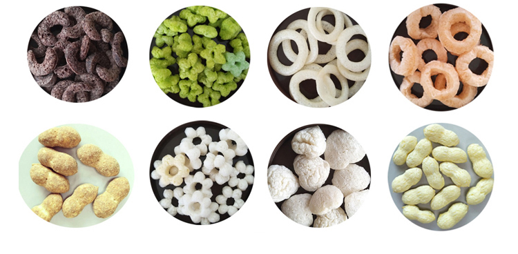 Food Processing Machine Automatic Core Filling Puffed Snack Extruder for Snack Making