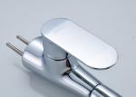 Professional Single Hole Kitchen Faucet , Brushed Brass Kitchen Faucet ROVATE