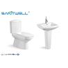 Buy cheap Commode Flushing Ceramic Toilet Comfort Height 710 * 390 * 765 Mm SWC921 from wholesalers