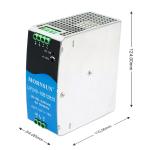 240W 48V AC DC Switch Mode Din Rail Power Supply 90VAC Input Economic Industrial