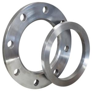 China Forged Steel Flange Carbon Steel ASTM A105 Flange 150lb 300lb 600lb Slip on So Flange RF on sale