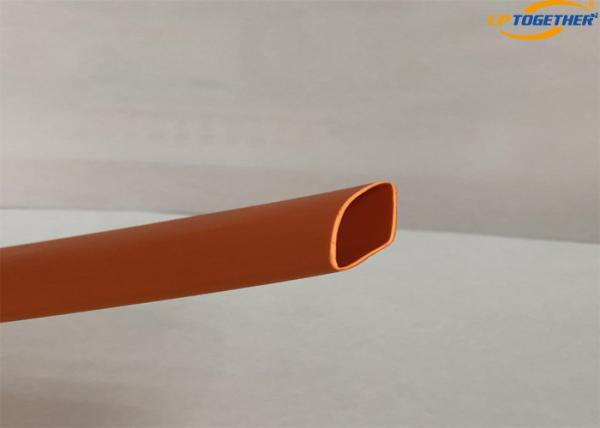 Orange 3/1 15mm Adhesive Heat Resistant Shrink Tubing Low Voltage Insulation