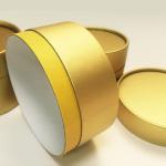 Golden Printed EMEI 75mm Height Kraft Paper Tube Packaging