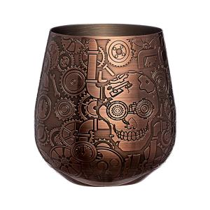 Quality Stainless Steel Unbreakable Wine Glasses Premium 18/8 Stainless Steel Stemless Portable Wine Tumbler wholesale