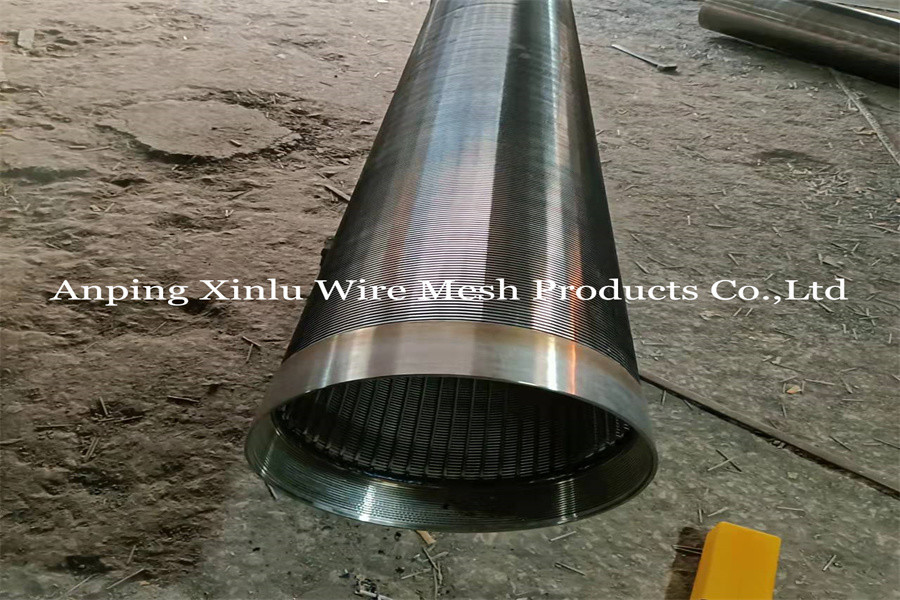 Wedge Wire Wound Johnson Continuous Slot Water Well Screen Pipe Electrolytic Polishing