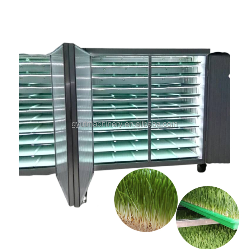 Container Type Wheat Seed and Barley Grass Sprouting Machine for Manufacturing Plant