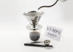 Double Wall Pour Over Dripper , 304 Stainless Steel Coffee Dripper