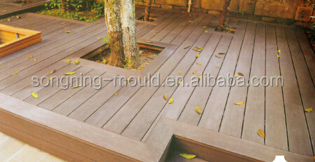 300x300 Size Outdoor DIY Square Decking Tile Co-Extrusion Technology for Garden Balcony