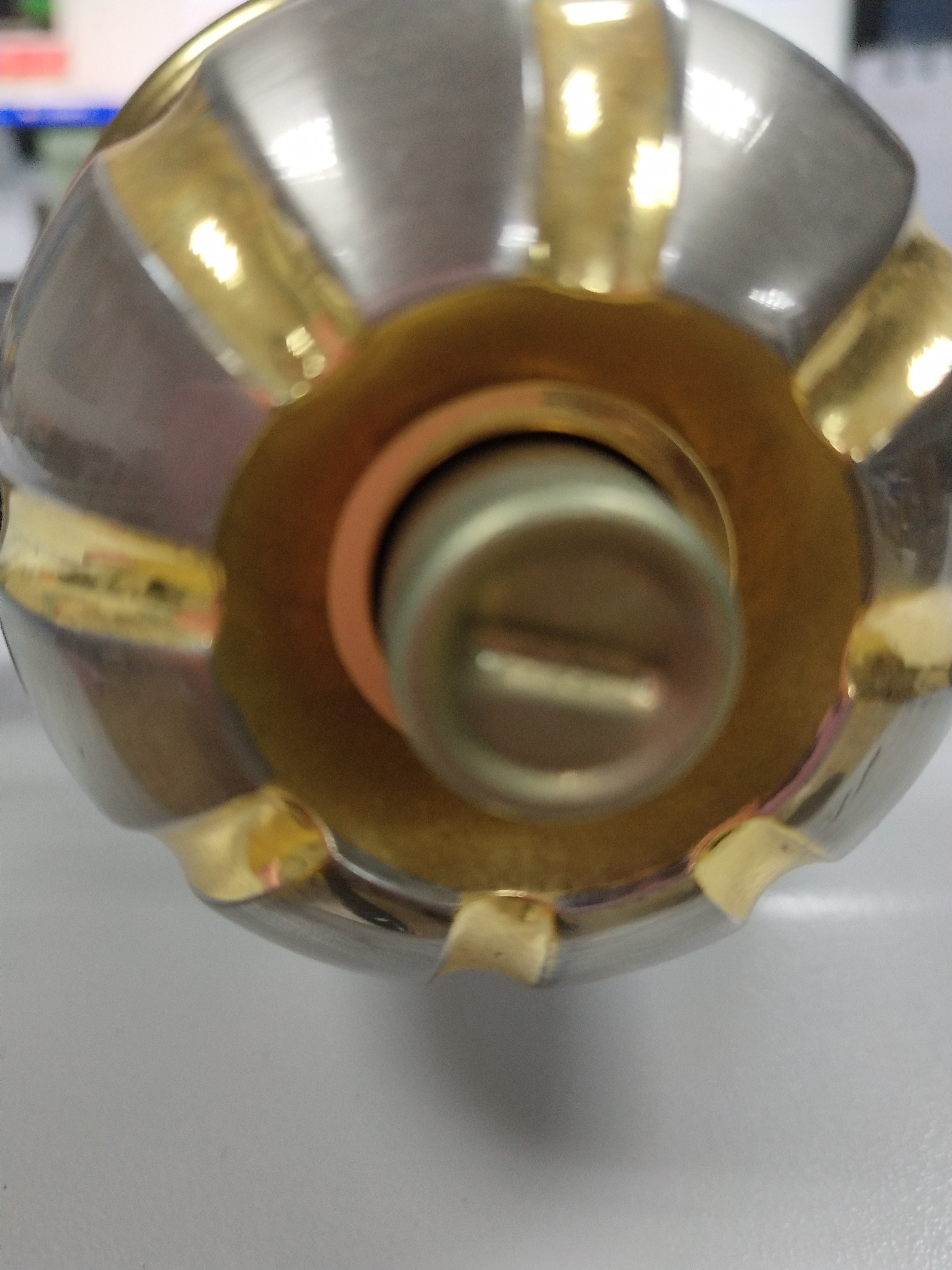 Furniture Round Key Lock Door Knob With Bar Lock Fashionable Appearance