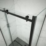 Stainless Sliding 8mm Tempered Glass Shower Door 1800X1950mm