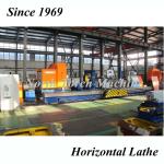 Large Horizontal CNC Lathe Stable Performance For Turning Shaft Parts