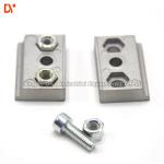 Aluminium Alloy Acd 12 Lean Tube Connector Piece Sandblasting Surface Finish