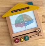 Kids Painting Wooden Educational Toys Retro Painting Board