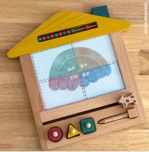 Quality Kids Painting Wooden Educational Toys Retro Painting Board wholesale
