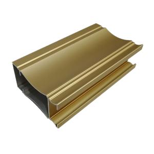 Quality Shower Room / Kitchen Sand Golden 6m Brushed Aluminium Profiles wholesale