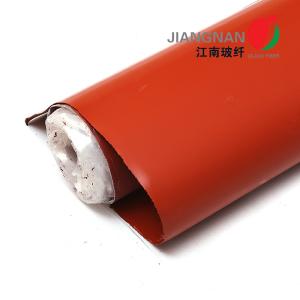 Quality Silicone Rubber Coated Fiberglass Cloth / Silicone Impregnated Fiberglass Cloth / Silicone Coated Glass Fiber Fabric wholesale