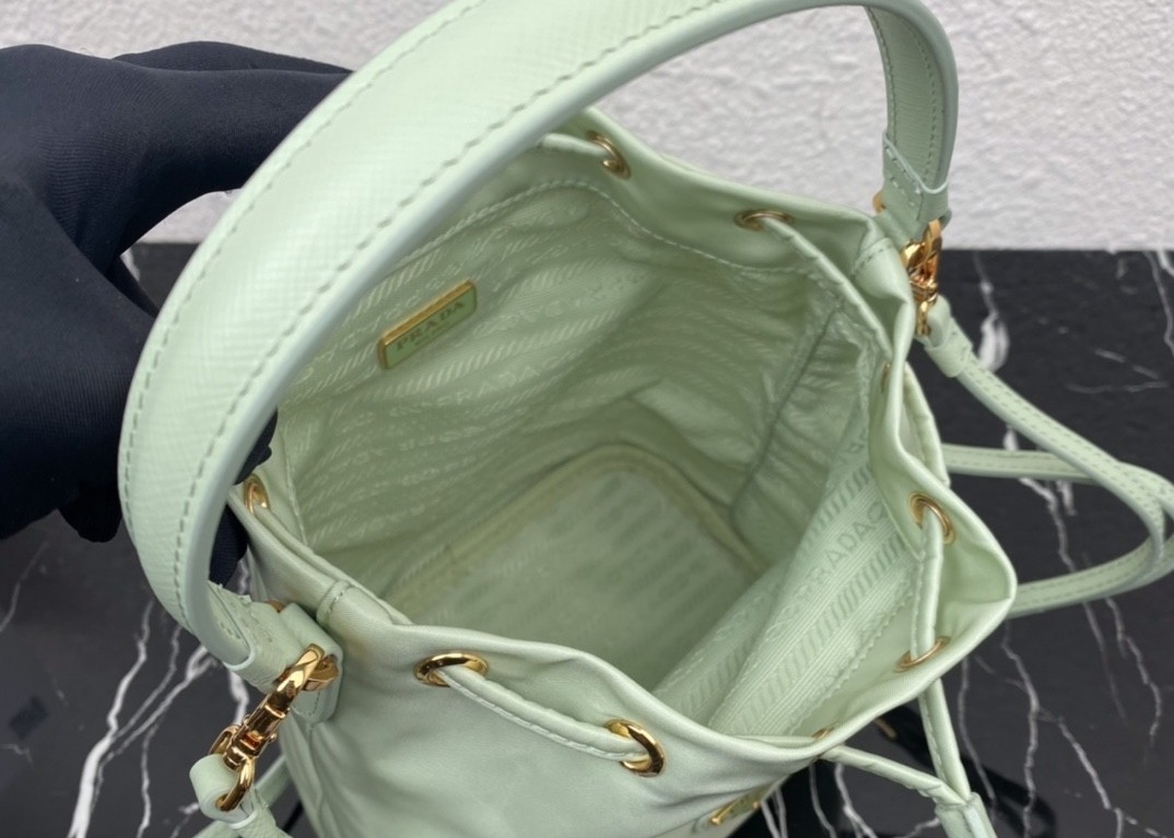 Bucket Nylon Cross Body 23cm Luxury Canvas Bag Big Capicity
