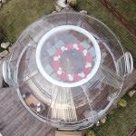 Diameter 5m Garden Igloo Tent Lightweight Easy Install Waterproof Dome Tents