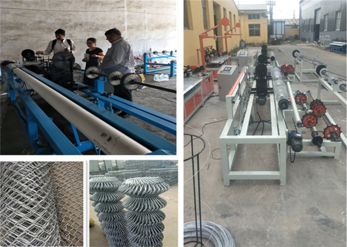 11Kw PLC Control 50HZ Chain Link Fence Machine