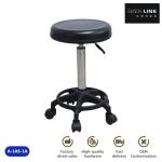 PU Chair Black Round Cushion One-time Fermentation Molding Seat Bag 330mm