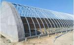 PE Single Layer Solar Tunnel Agricultural Greenhouse 4-6M Height